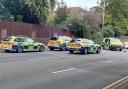 Police on Prescot Road after crash last September
