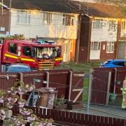 Firefighters attended the property on Wednesday evening