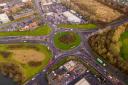 St Helens Linkway roundabout with Sherdley Road