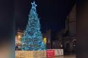 The Christmas tree in Church Square in December 2023