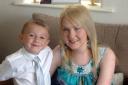 Kirsty Winstanley, with her son Aiden, died from cervical cancer.