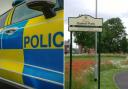 Police were seen at Gaskell Park on Sunday
