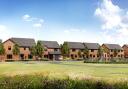 A CGI of homes at Park Grange, Thatto Heath
