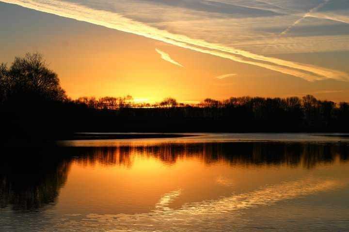 Dawn at Carr Mill Dam by Peter Boylan