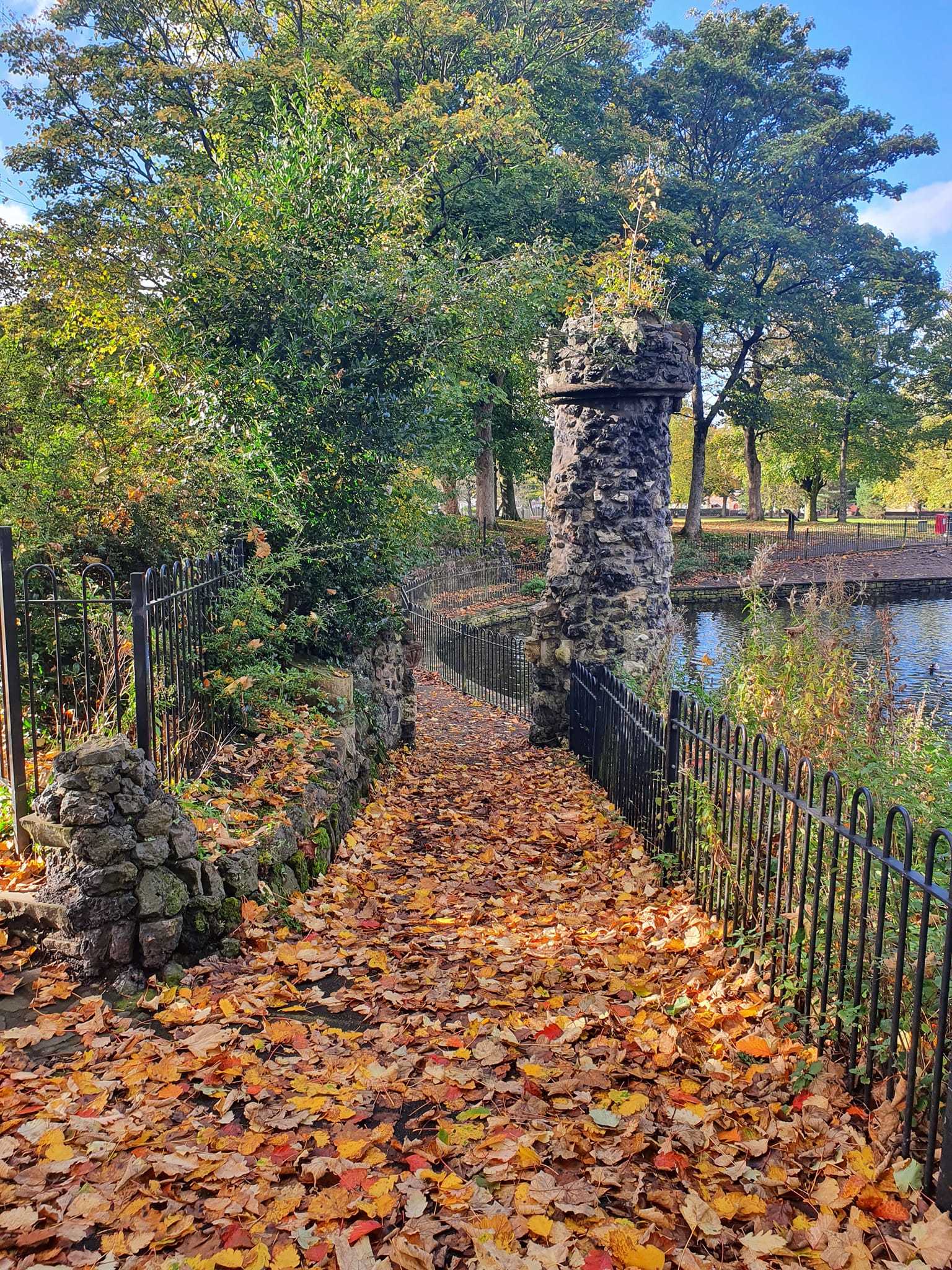 Autumn in Victoria Park by Clare White