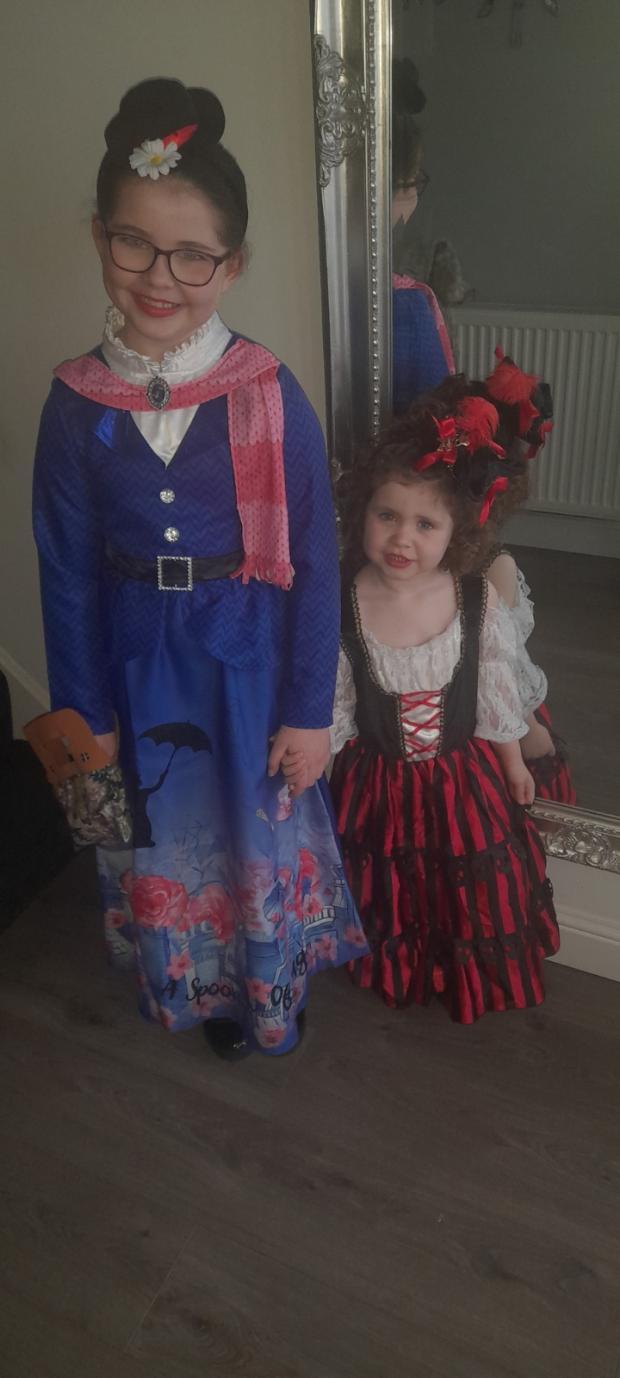 Isla and Emma at Ashurst Primary School were Mary Poppins and Queen Pirate