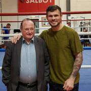 Martin Murray with his friend Mad Benny