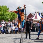 Jesters entertain crowds at last year's event