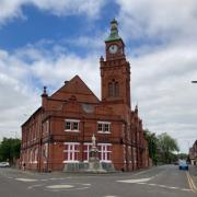 External work has completed on the historic town hall