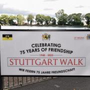 Stuttgart twinning sign