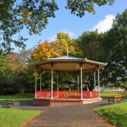The bandstand at Victoria Park