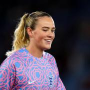 England's Grace Clinton ahead of the UEFA Women's Nations League Group A1 match at the King Power Stadium, Leicester