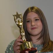 Daisy with her award
