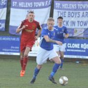 St Helens Town in action