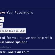 There's a special offer to sign up for St Helens Star