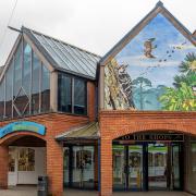 The new mural above the entrance to Prescot Shopping Centre
