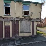 The derelict building on Sutton Road
