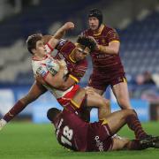 Saints and Huddersfield Giants earlier this year
