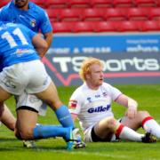 James Graham, left floored by the defeat to Italy. Picture by Mike Boden