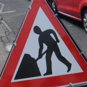 There are closures due to roadworks