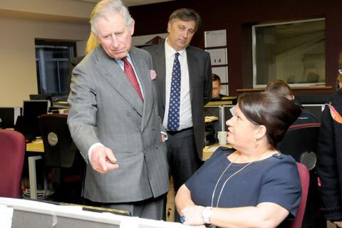 Prince Charles visits manufacturing success story in Haydock.