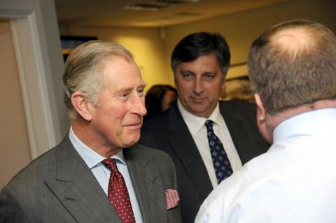 Prince Charles visits manufacturing success story in Haydock.