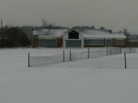 Rainford Cricket Club tweeted us this snap of the snow scenes where they were.