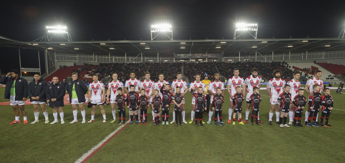 Photographer Bernard Platt  captured all the action from Saints opening day win over Catalans on Friday February 6 2015.