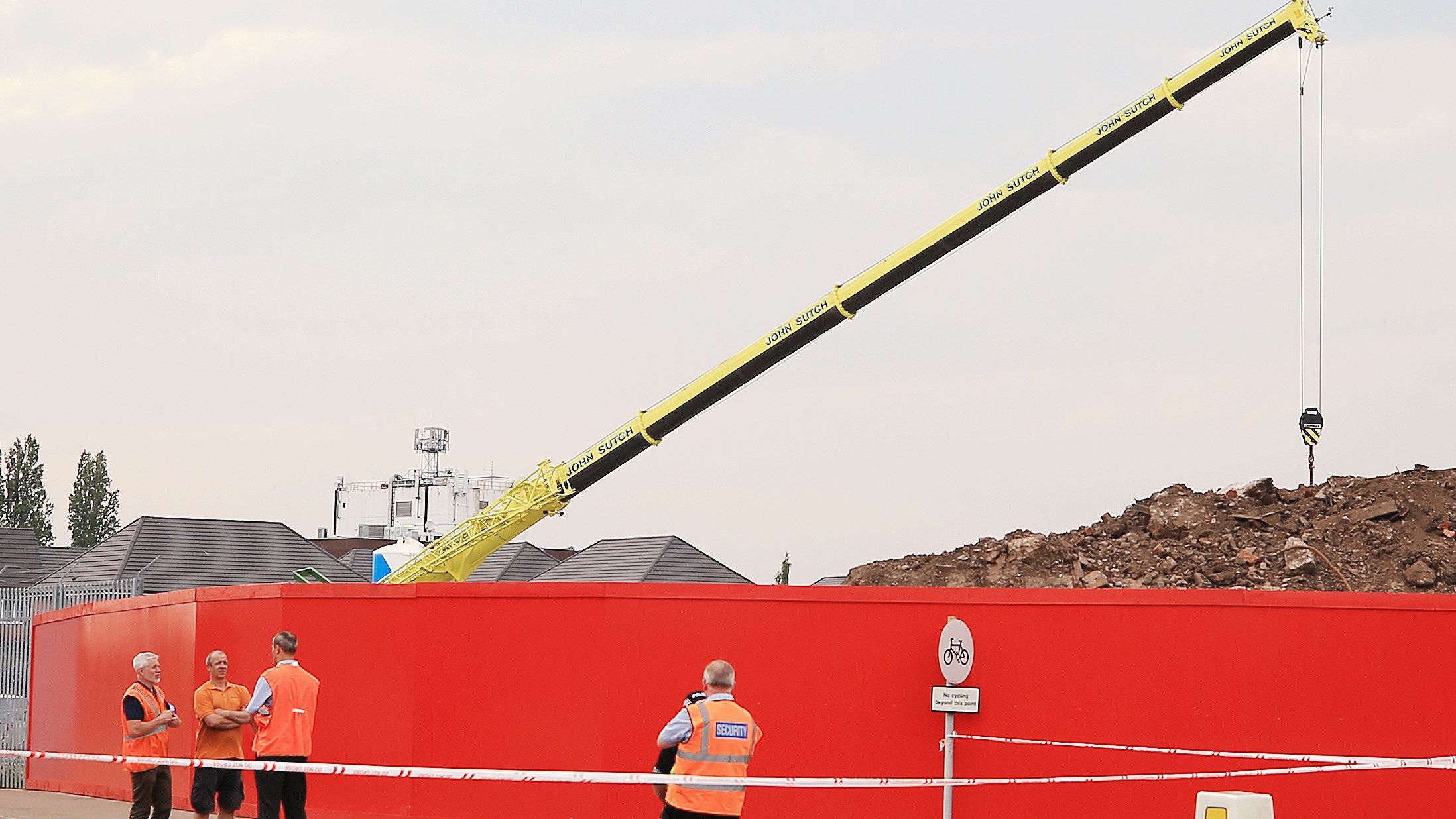 Three trapped by collapsed crane in Crewe - St Helens Star