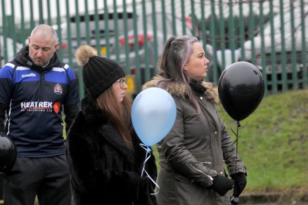 St Helens Star: Balloons were released