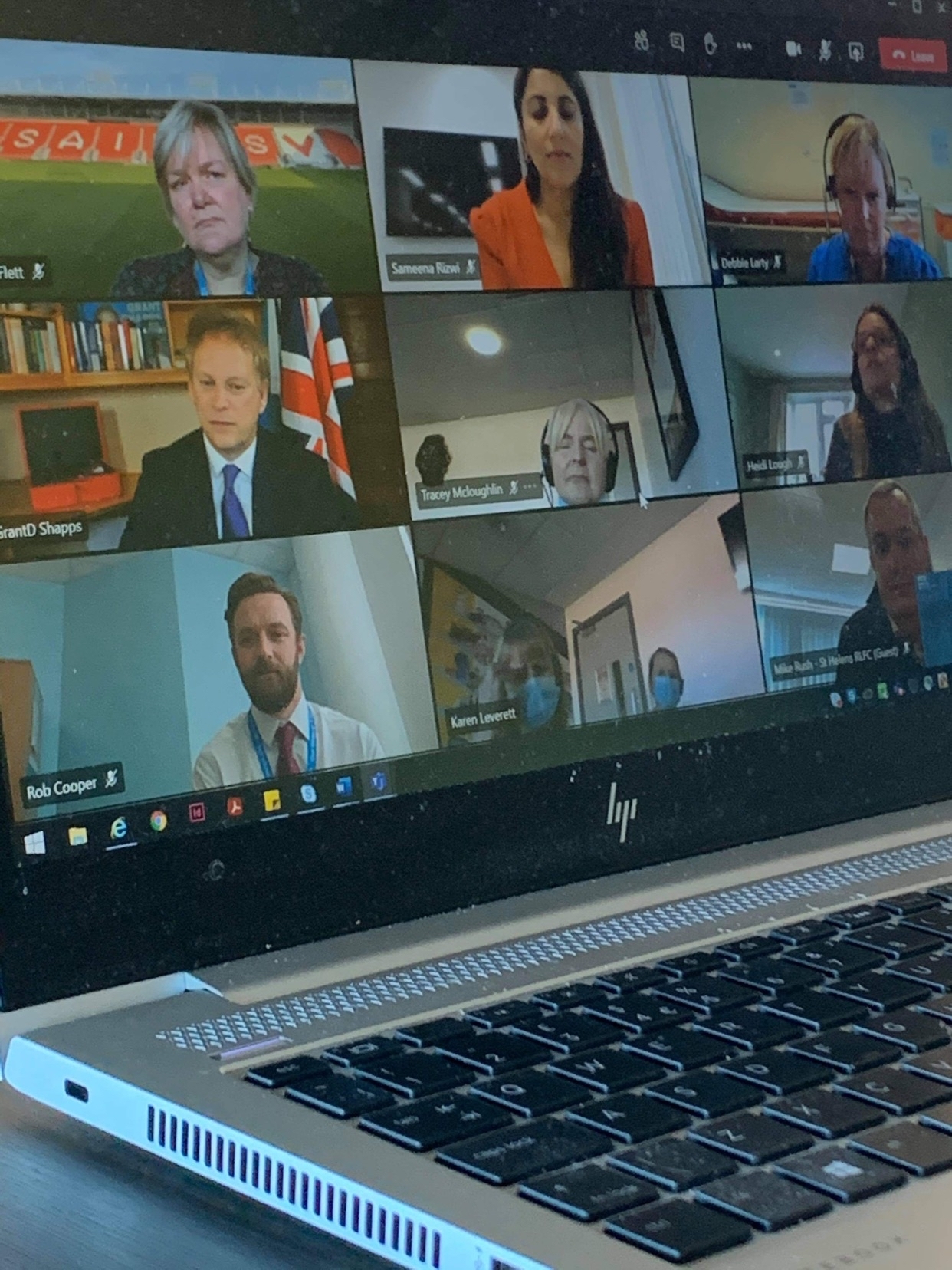 The team met with Grant Shapps in a video call on Friday