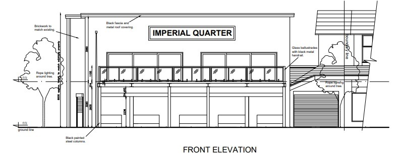 Plans show how IMperial Quarter would be on two levels Pic: St Helens Council Planning Portal