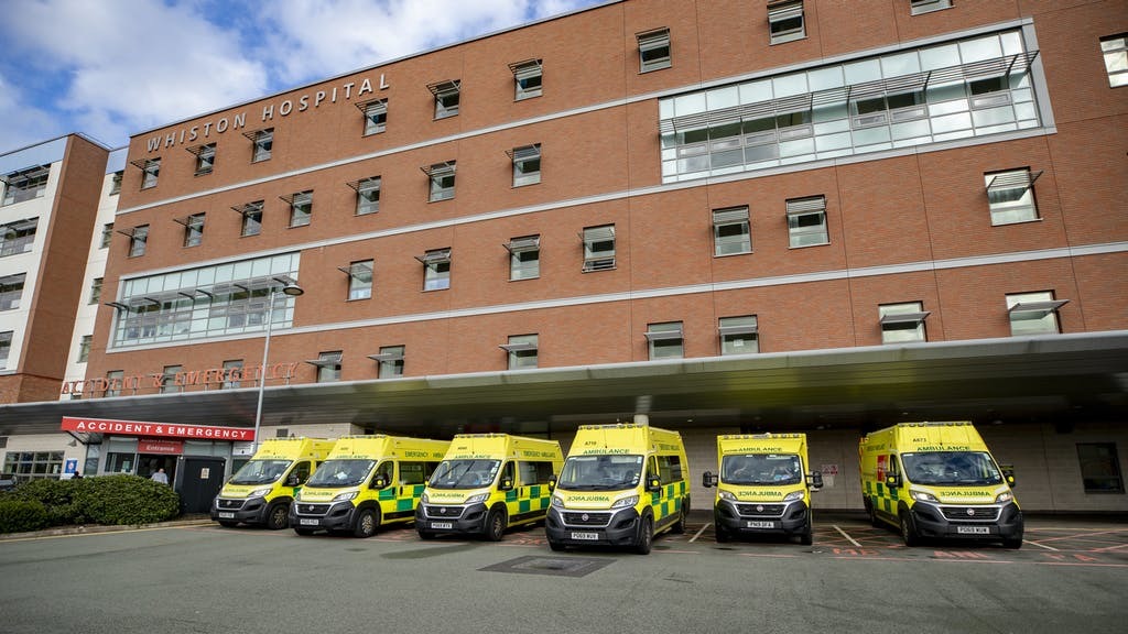 Figures show the waiting times for patients being handed over by ambulance