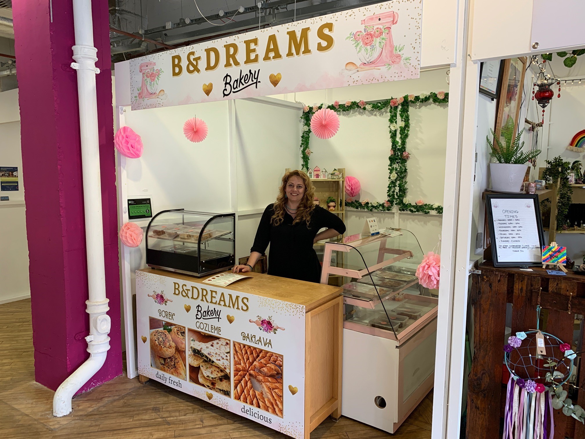 B&D Dreams, a Turkish bakery and food stall