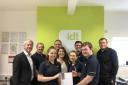 staff with Investors in People certificate