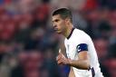 Conor Coady in action for England