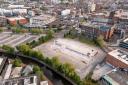The site of the demolished Chalon Way car park will be used as a drive-in cinema