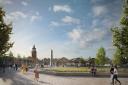 An artist's image of the plans for Earlestown