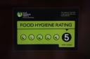 Top marks given to these businesses in their Food Hygiene Ratings