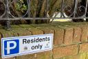 Police have asked residents to remove their parking signs along Castle Hill