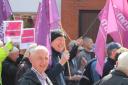 Members of the Community Union from Glen Dimplex took the streets in their call for a pay rise last week