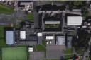An overhead view of Outwood Academy in Haydock's grounds