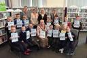 Mayor of St Helens Borough, Lynn Clarke, was on hand to present youngsters with certificates at Thatto Heath Library