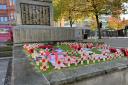 The war memorial in St Helens