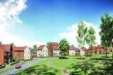 The show homes at Fox Wood, at Halsnead Garden Village were launched over the weelend