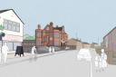A CGI in the planning application