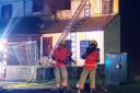 Fire crews still fighting flames at derelict hotel