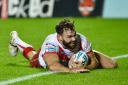 Alex Walmsley scores his 50th try for Saints
