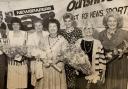 The picture from the Star’s archives in 1988 shows the winners and judges of the SuperGran competition. From left, Veronica Costello (third), Mayoress Peggy Noctor, Peggy Piggott (winner), Betty Robinson from Phyll’s Fashions, Cylia Welding (s