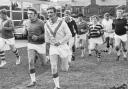 Tony Barrow in Saints pre-season training at Knowsley Road in 1970